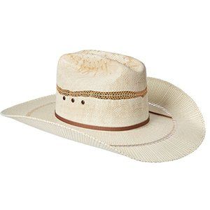 Men's 2-Tone Bangora Open Brim Cowboy Hat